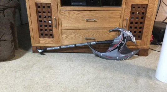 Daedric Axe from Skyrim / High Quality 1:1 Scale Cosplay Prop / Quick Response