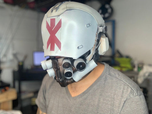 Cyberpunk Helmet Trauma Team / High Quality 1:1 Scale Cosplay Prop / Quick Response